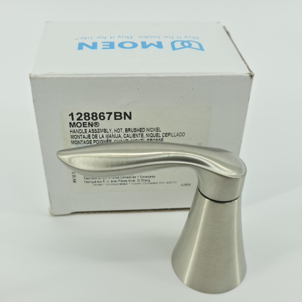 Moen 128867BN Brushed Nickel Replacement Handle New Open Box